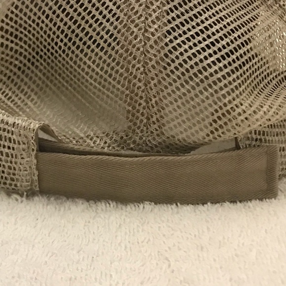 Cobra for Texas Parks & Wildlife Adjustable Green Tan Mesh Ball Cap - Picture 5 of 13